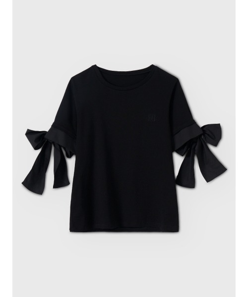 EIMY ISTOIRE(エイミーイストワール)の「ATTACHED PAPILLON RIBBON TEELARA(Tシャツ/カットソー・レディース・ホワイト/ブラック/グレー/バーガンディー/ライトピンク・F)」の20枚目の写真
