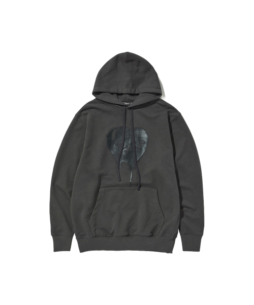 Melting Heart Candy Hoodie Charcoal — худи «Растающее сердце», угольный меланж