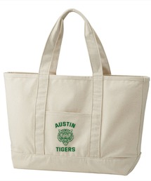 Ol' Basics(オール・ベーシックス) ビッグトートバッグ キャンバス タイガーイラスト カレッジ ロゴ プリント 鞄 BAG アメカジ メンズ レディース ユニセックス
