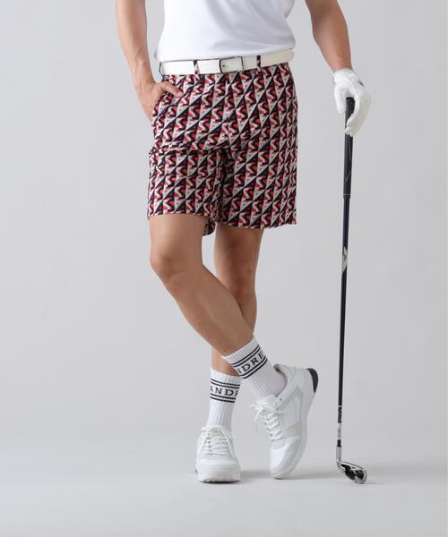 St ANDREWS(セントアンドリュース)の「【St ANDREWS】【ストレッチ】SAラインプリントショートパンツ (MENS)(その他パンツ・メンズ・ピンク/ネイビー・L/LL/M)」の1枚目の写真