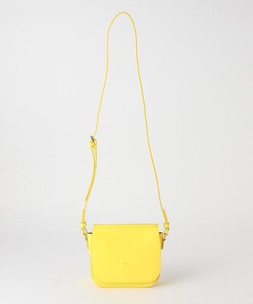 Another Edition（アナザーエディション）の「YAHKIミニショルダーバッグ/YAHKI MINI SHLD◆（ショルダーバッグ・レディース・ホワイト/イエロー・フリー）」の5枚目の写真