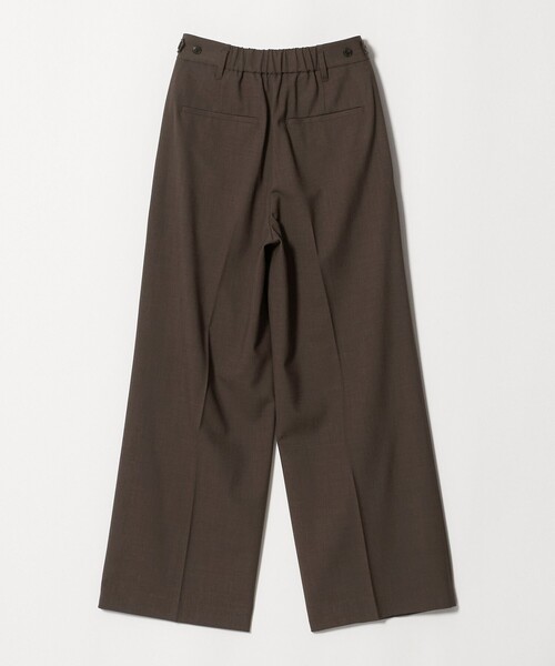 BEAUTY&YOUTH UNITED ARROWS（ビューティーアンドユースユナイテッドアローズ）の「ポリエステルブレンド ２タック タブワイドパンツ ウォッシャブル 防シワ（その他パンツ・レディース・ブラック/ダークブラウン/ダークグレー/ベージュ・M/S/XS）」の21枚目の写真