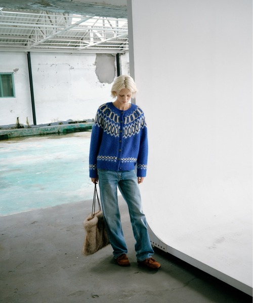 GREEN BUTTER(グリーンバター)の「OMBRE FUR LEATHER BAG(ハンドバッグ・レディース・ベージュ・FREE)」の9枚目の写真