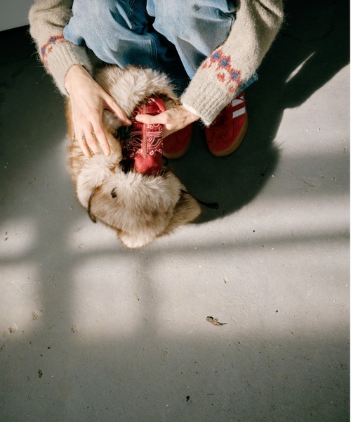 GREEN BUTTER(グリーンバター)の「OMBRE FUR LEATHER BAG(ハンドバッグ・レディース・ベージュ・FREE)」の12枚目の写真