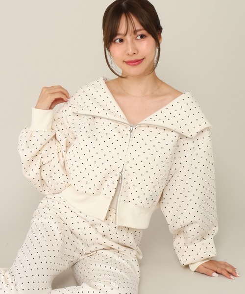 Heather(ヘザー)の「アソートポンチフーディ 1063930(パーカー・レディース・ホワイト系その他/ピンク/グレー・FREE)」の2枚目の写真