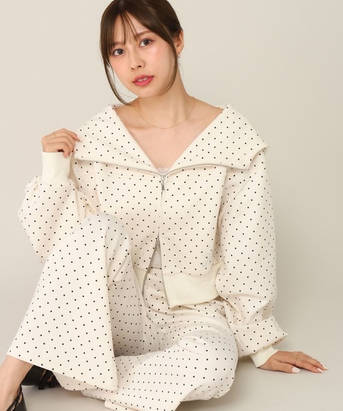 Heather(ヘザー)の「アソートポンチフーディ 1063930(パーカー・レディース・ホワイト系その他/ピンク/グレー・FREE)」の11枚目の写真