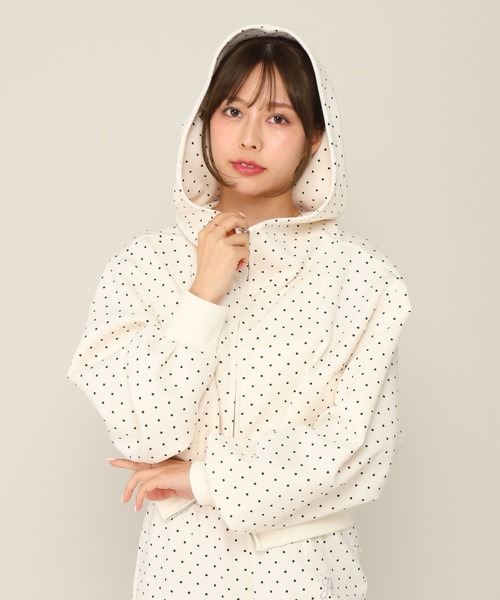 Heather(ヘザー)の「アソートポンチフーディ 1063930(パーカー・レディース・ホワイト系その他/ピンク/グレー・FREE)」の5枚目の写真