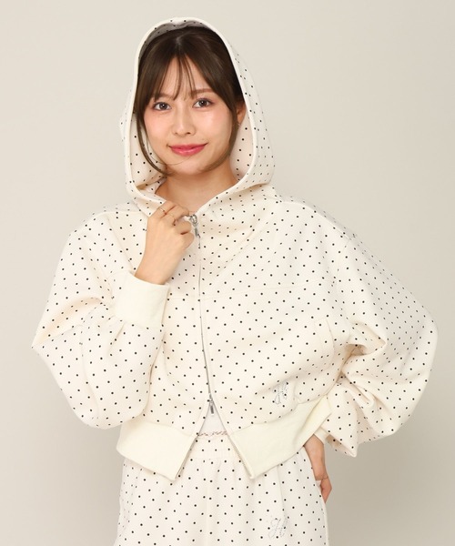 Heather(ヘザー)の「アソートポンチフーディ 1063930(パーカー・レディース・ホワイト系その他/ピンク/グレー・FREE)」の6枚目の写真