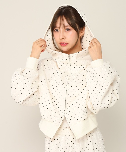 Heather(ヘザー)の「アソートポンチフーディ 1063930(パーカー・レディース・ホワイト系その他/ピンク/グレー・FREE)」の7枚目の写真