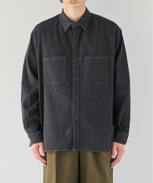 PUBLIC TOKYO(パブリックトウキョウ)の「PUBLIC DENIM SHIRTS(シャツ/ブラウス・メンズ・ブラック/ダークインディゴブルー・1/2/3)」の15枚目の写真