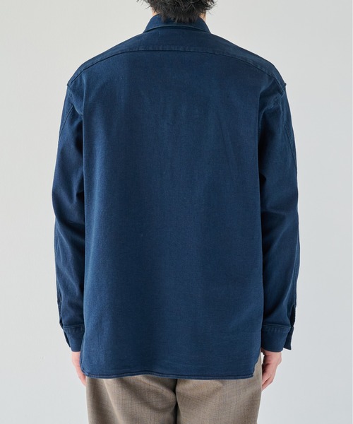 PUBLIC TOKYO(パブリックトウキョウ)の「PUBLIC DENIM SHIRTS(シャツ/ブラウス・メンズ・ブラック/ダークインディゴブルー・1/2/3)」の4枚目の写真