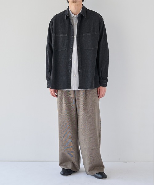PUBLIC TOKYO(パブリックトウキョウ)の「PUBLIC DENIM SHIRTS(シャツ/ブラウス・メンズ・ブラック/ダークインディゴブルー・1/2/3)」の12枚目の写真