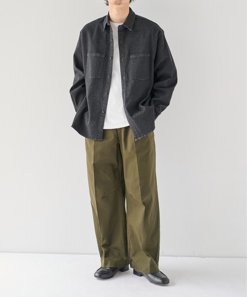 PUBLIC TOKYO(パブリックトウキョウ)の「PUBLIC DENIM SHIRTS(シャツ/ブラウス・メンズ・ブラック/ダークインディゴブルー・1/2/3)」の9枚目の写真