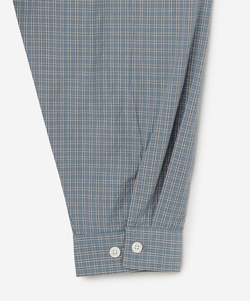 GYMPHLEX(ジムフレックス)の「Gymphlex | コットンチェック 長袖ジップシャツ MEN(シャツ/ブラウス・メンズ・ブラック系その他/ブルー系その他・L/M)」の7枚目の写真