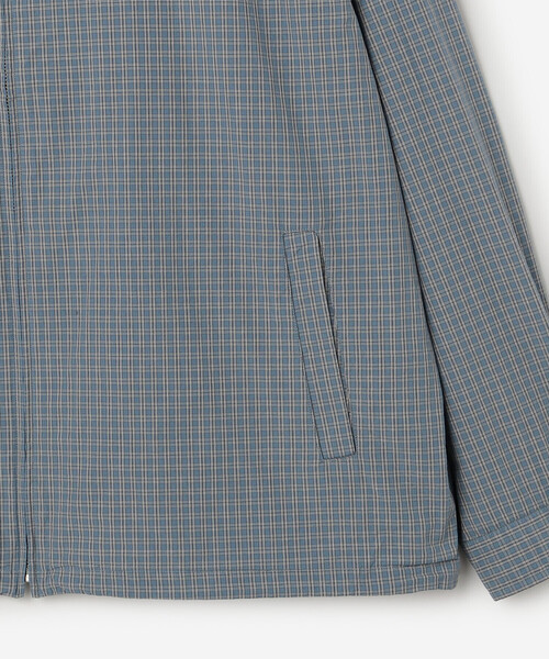 GYMPHLEX(ジムフレックス)の「Gymphlex | コットンチェック 長袖ジップシャツ MEN(シャツ/ブラウス・メンズ・ブラック系その他/ブルー系その他・L/M)」の8枚目の写真
