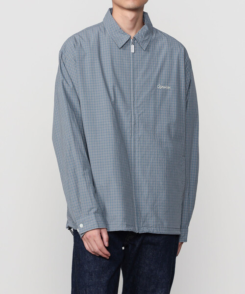 GYMPHLEX(ジムフレックス)の「Gymphlex | コットンチェック 長袖ジップシャツ MEN(シャツ/ブラウス・メンズ・ブラック系その他/ブルー系その他・L/M)」の15枚目の写真