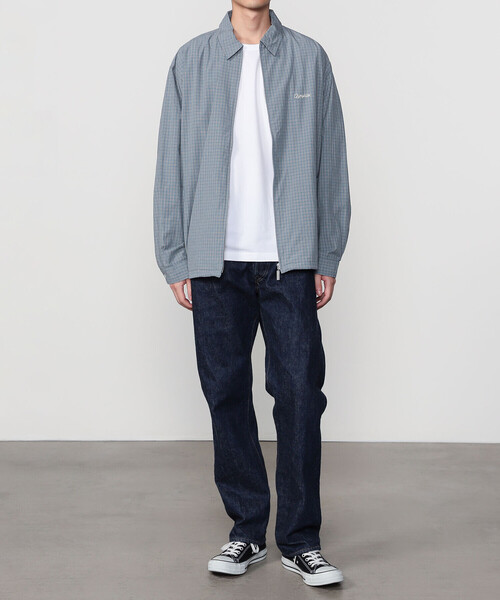 GYMPHLEX(ジムフレックス)の「Gymphlex | コットンチェック 長袖ジップシャツ MEN(シャツ/ブラウス・メンズ・ブラック系その他/ブルー系その他・L/M)」の17枚目の写真