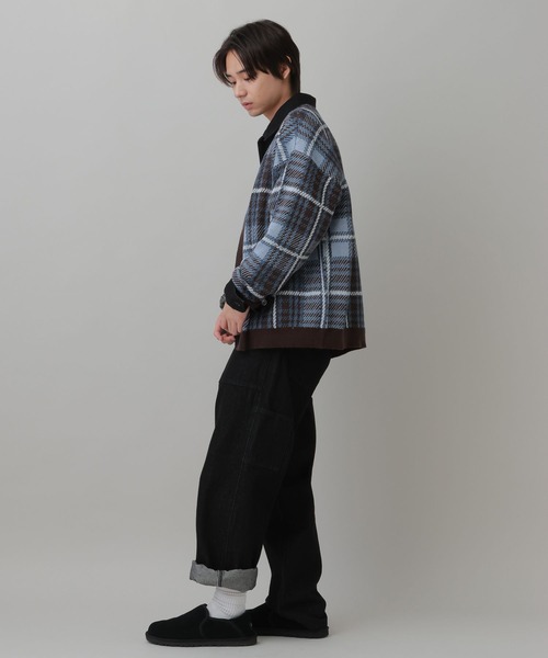 LAKOLE(ラコレ)の「デニムペインターパンツ(MEN) / 1068095(デニムパンツ・メンズ・インディゴブルー/ブラック・X-LARGE/LARGE/MEDIUM/SMALL)」の9枚目の写真
