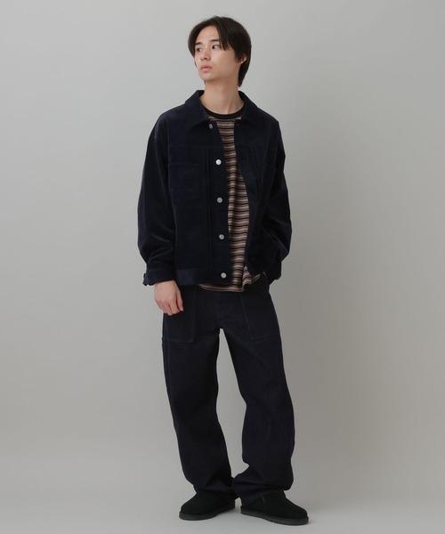 LAKOLE(ラコレ)の「デニムペインターパンツ(MEN) / 1068095(デニムパンツ・メンズ・インディゴブルー/ブラック・X-LARGE/LARGE/MEDIUM/SMALL)」の14枚目の写真