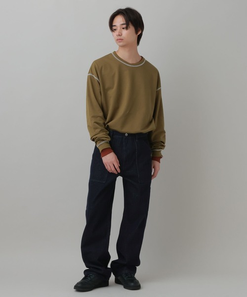 LAKOLE(ラコレ)の「デニムペインターパンツ(MEN) / 1068095(デニムパンツ・メンズ・インディゴブルー/ブラック・X-LARGE/LARGE/MEDIUM/SMALL)」の19枚目の写真