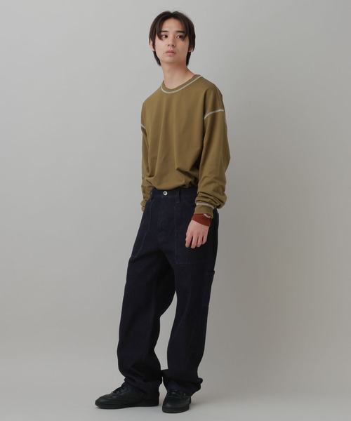 LAKOLE(ラコレ)の「デニムペインターパンツ(MEN) / 1068095(デニムパンツ・メンズ・インディゴブルー/ブラック・X-LARGE/LARGE/MEDIUM/SMALL)」の20枚目の写真