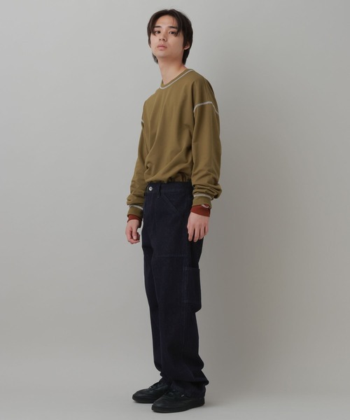 LAKOLE(ラコレ)の「デニムペインターパンツ(MEN) / 1068095(デニムパンツ・メンズ・インディゴブルー/ブラック・X-LARGE/LARGE/MEDIUM/SMALL)」の21枚目の写真