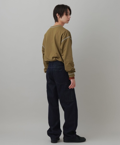 LAKOLE(ラコレ)の「デニムペインターパンツ(MEN) / 1068095(デニムパンツ・メンズ・インディゴブルー/ブラック・X-LARGE/LARGE/MEDIUM/SMALL)」の22枚目の写真