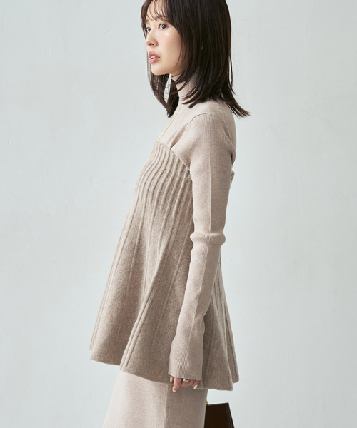 Noble(ノーブル)の「2WAY KNITビスチェ(ニット/セーター・レディース・ベージュ/グレー・FREE)」の20枚目の写真