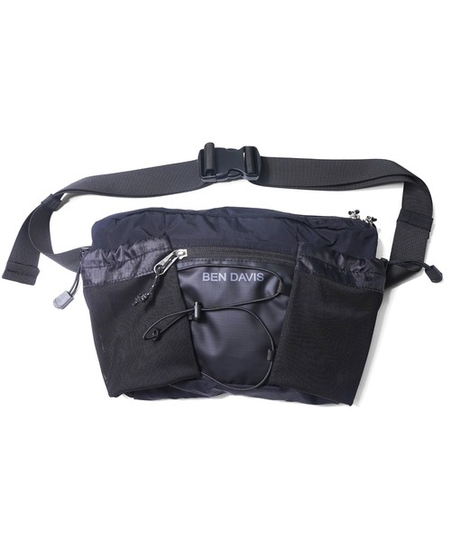 BEN DAVIS(ベンデイビス)の「BOTTLE WAIST BAG(ボディバッグ/ウエストポーチ・メンズ・グレー/チャコールグレー/ブラック・FREE)」の1枚目の写真