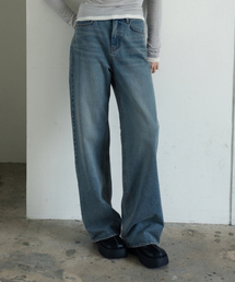 W1157 ストレートワイドパンツ_ライトブルー