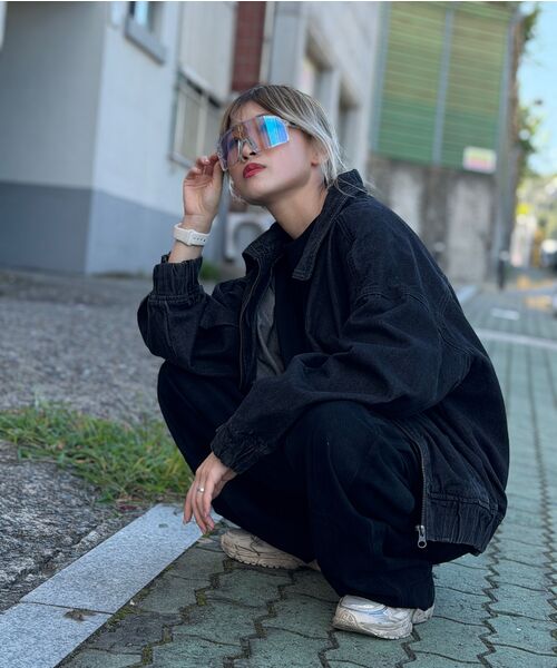 GRAYBLVD(グレイブラバット)の「ラバン ウォッシュドカーブドパンツ(ブラック)(その他パンツ・メンズ・その他・MEDIUM/LARGE/X-LARGE)」の6枚目の写真