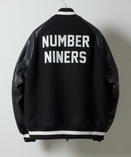 RAGLAN SLEEVE PATCHED ZIPPER STADIUM JACKET / ラグランスリーブ