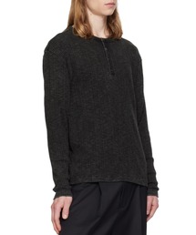 【MMIC】GRAIN HENLEY NECK / 【エムエムアイシー】グレインヘンリーネック長袖Tシャツ