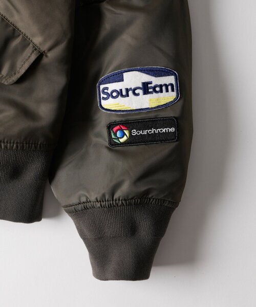 Sourcream(サワークリーム)の「【Sourcream】ワッペンMA1(MA-1・レディース・オリーブ/カーキ・FREE)」の13枚目の写真
