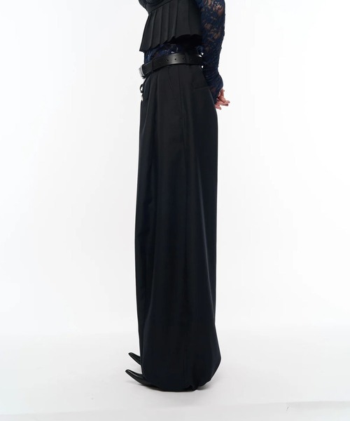 CONZ(コンズ)の「Bontan Wide Trousers(スラックス・レディース・ブラック/ベージュ・S/M)」の5枚目の写真