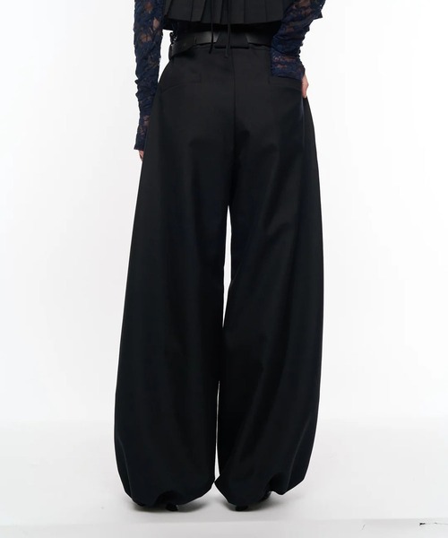 CONZ(コンズ)の「Bontan Wide Trousers(スラックス・レディース・ブラック/ベージュ・S/M)」の7枚目の写真