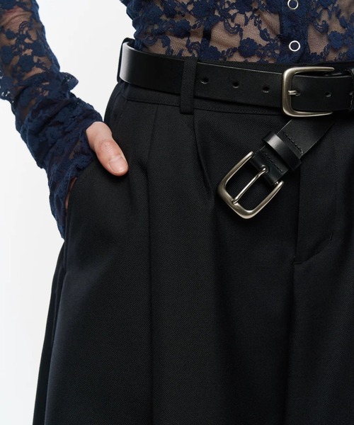 CONZ(コンズ)の「Bontan Wide Trousers(スラックス・レディース・ブラック/ベージュ・S/M)」の11枚目の写真