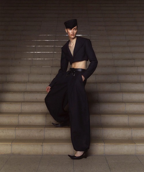 CONZ(コンズ)の「Bontan Wide Trousers(スラックス・レディース・ブラック/ベージュ・S/M)」の14枚目の写真