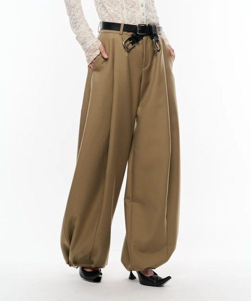 CONZ(コンズ)の「Bontan Wide Trousers(スラックス・レディース・ブラック/ベージュ・S/M)」の18枚目の写真
