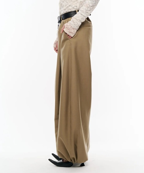 CONZ(コンズ)の「Bontan Wide Trousers(スラックス・レディース・ブラック/ベージュ・S/M)」の19枚目の写真
