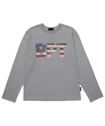 BP2 DISORDER（ビーピーツーディスオーダー）の「USA ロングスリーブTシャツ メランジグレー（Tシャツ/カットソー）」