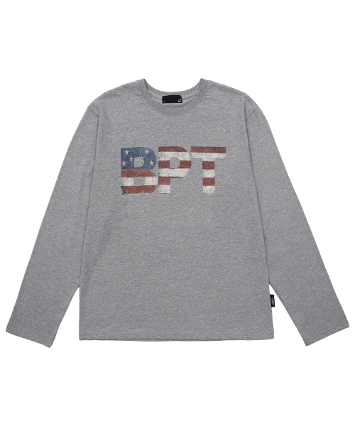 BP2 DISORDER(ビーピーツーディスオーダー)の「USA ロングスリーブTシャツ メランジグレー(Tシャツ/カットソー・レディース・その他・2/3/01)」の1枚目の写真