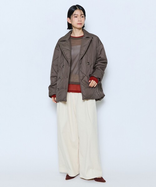 feerique(フィーリック)の「feerique チュールメッシュ配色インナー(Tシャツ/カットソー・レディース・ブラック/モカ/キナリ・2)」の10枚目の写真