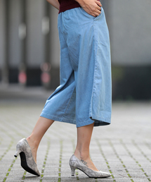 Denime | ダンガリーガウチョパンツ(デニムパンツ)