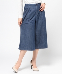 Denime | ダンガリーガウチョパンツ(デニムパンツ)