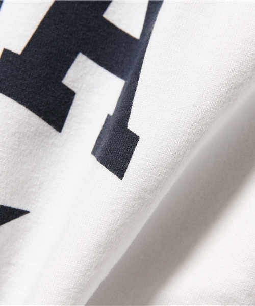 HYSTERIC GLAMOUR(ヒステリックグラマー)の「HIGH VOLTAGE NY pt モックネックT-SH(Tシャツ/カットソー・メンズ・ネイビー/ホワイト/トップグレー・SMALL/LARGE/MEDIUM/X-LARGE)」の9枚目の写真