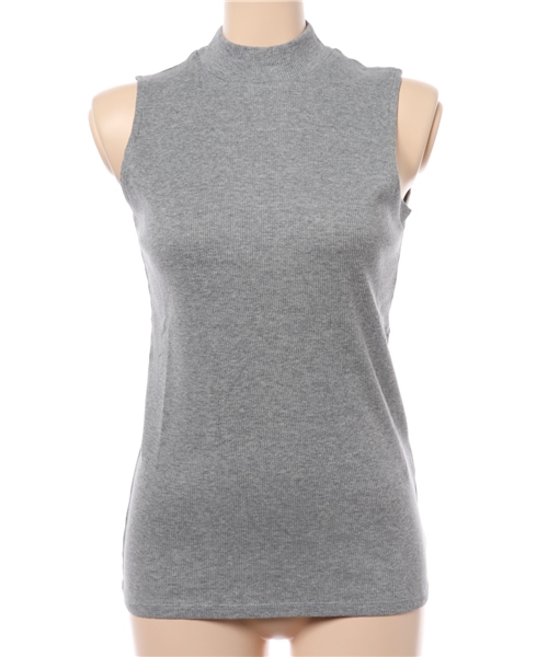 SLY（スライ）の「テレコノースリTOPS（タンクトップ・レディース・ホワイト/トップグレー/オレンジ系その他/ブラック・FREE）」の9枚目の写真