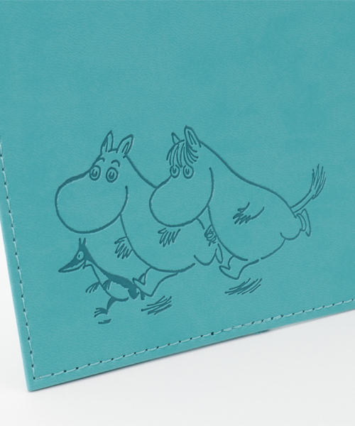 MOOMIN（ムーミン）の「MOOMIN ムーミン ブックカバー 文庫本 A6サイズ（本・レディース・ターコイズブルー/レッド/カーキ/ブラウン・FREE）」の6枚目の写真