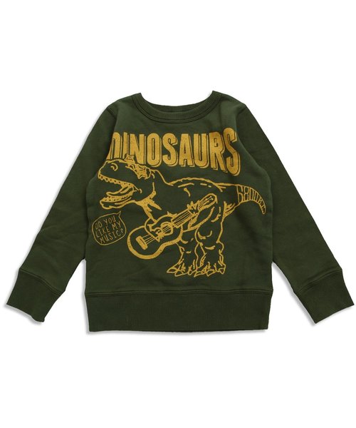 BREEZE（ブリーズ）の「ネット限定 プチプラ4柄トレーナー（スウェット・キッズ・レッド/カーキ/グレー/キナリ/パープル/ネイビー/マスタード/ブラック・140/100/120/90/130/110/80/95）」の4枚目の写真