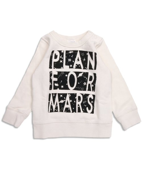 BREEZE（ブリーズ）の「ネット限定 プチプラ4柄トレーナー（スウェット・キッズ・レッド/カーキ/グレー/キナリ/パープル/ネイビー/マスタード/ブラック・140/100/120/90/130/110/80/95）」の3枚目の写真